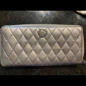Silver coach wallet
